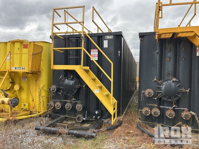 Open Top Skid-Mounted Gas Buster Frac Tank