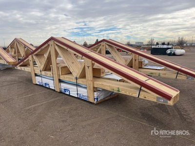 16 Ft x 24 Ft x 40 Ft : Pole Barn Package Storage Building (Unused)