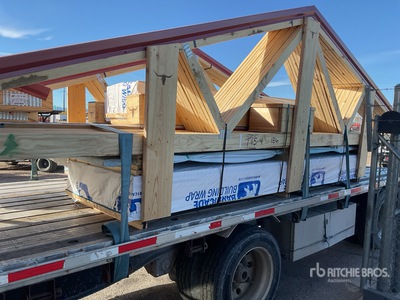 16 Ft x 24 Ft x 40 Ft : Pole Barn Package Storage Building (Unused)