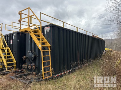 Open Top Skid-Mounted Gas Buster Frac Tank