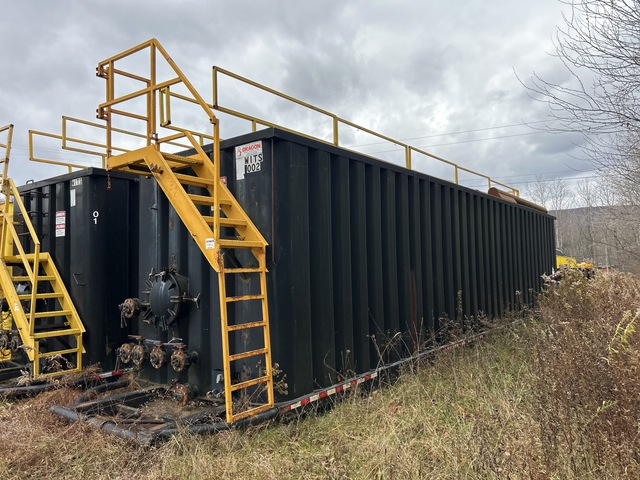 Open Top Skid-Mounted Gas Buster Frac Tank Open Top Skid-Mounted Gas Buster Frac Tank