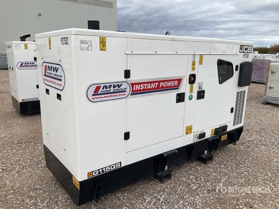 2024 JCB G115QS 105KVA Super Silent Skid Mounted Generator Set