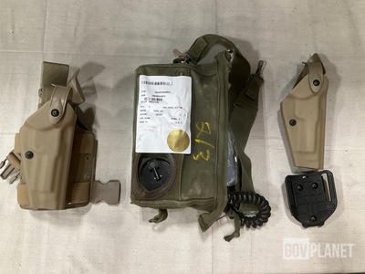 (3) Telephone Sets, (31) Pistol Holsters & Assorted Items