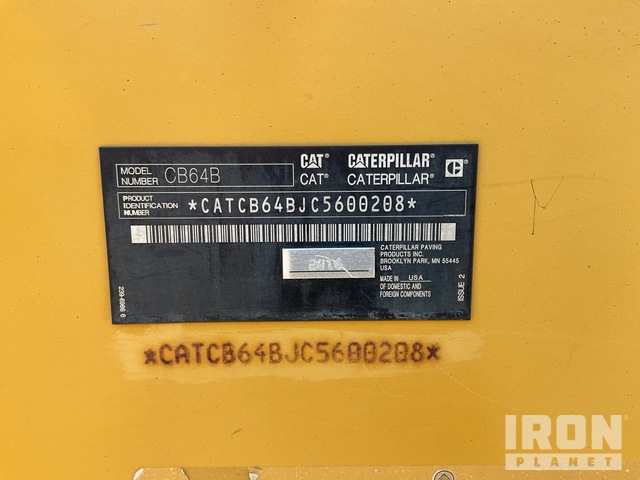 COMPACTADOR 2016 CATERPILLAR CB64B