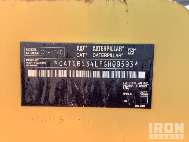 COMPACTADOR 2006 CATERPILLAR CB534D