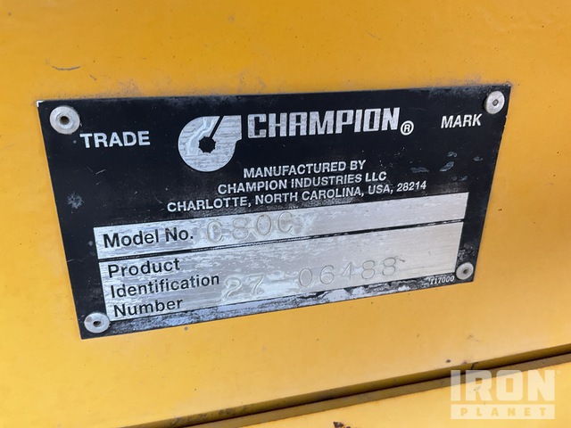 MOTOCONFORMADORA CHAMPION C80C 2006