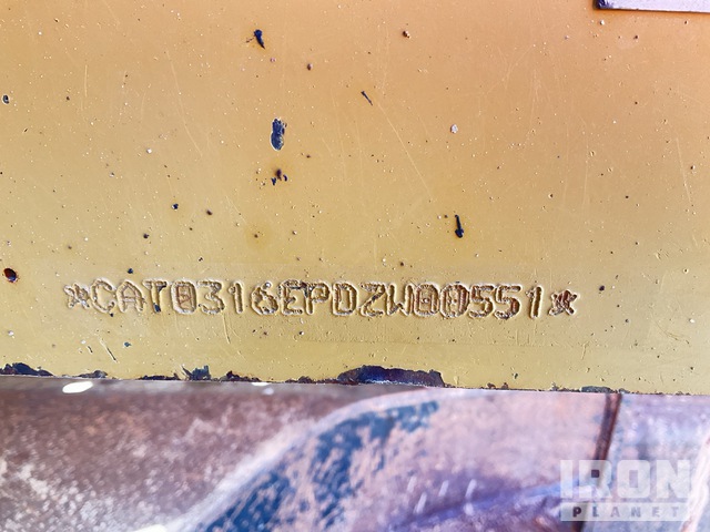 EXCAVADORA 2012 CATERPILLAR 316EL