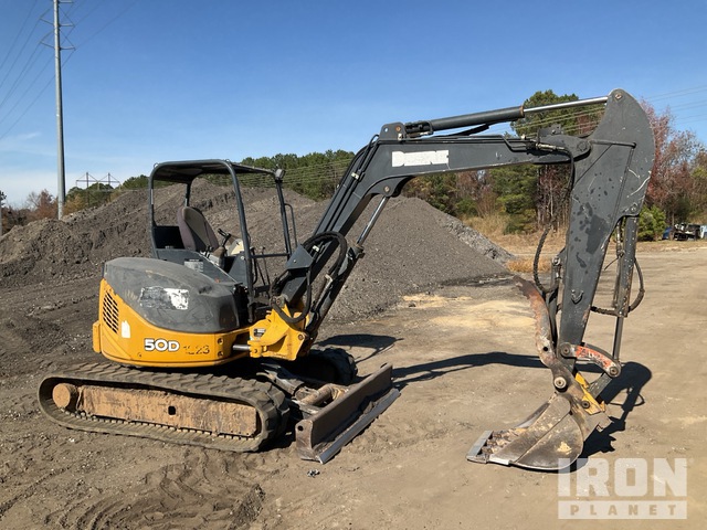 EXCAVADORA 2011 JOHN DEERE 50D