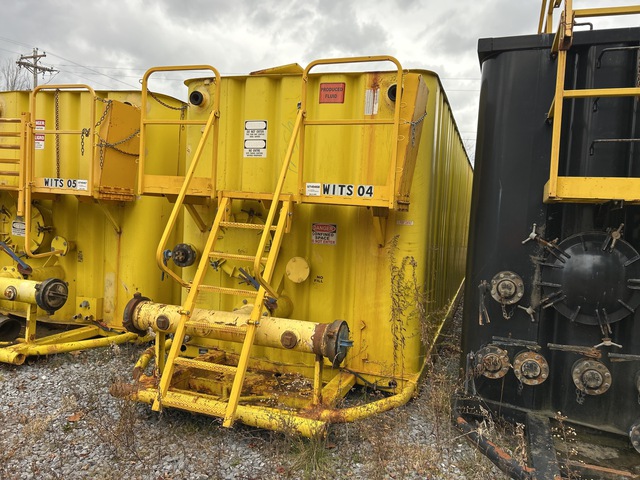 Flat Top Skid-Mounted Gas Buster Frac Tank Flat Top Skid-Mounted Gas Buster Frac Tank