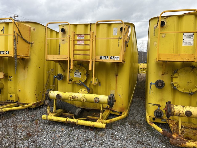 Flat Top Skid-Mounted Gas Buster Frac Tank Flat Top Skid-Mounted Gas Buster Frac Tank