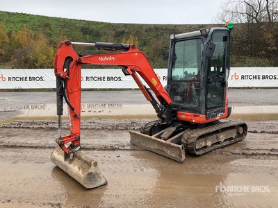 2015 Kubota U27-4 Mini pelle hydraulique