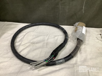 (2) General Dynamics C4 A3330108-001 Power Cable Assemblies