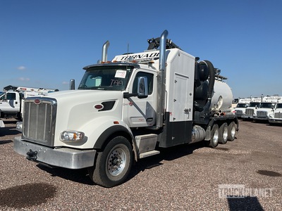 2023 tornado global Hydrovacs F4 Eco-Lite on 2024 Peterbilt 567 8x6 Vacuum Excavator Truck