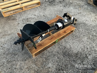 2026 VICSEC VCAG400 16 in Excavator Auger - Fits 1 - 3 ton Excavators (Unused)