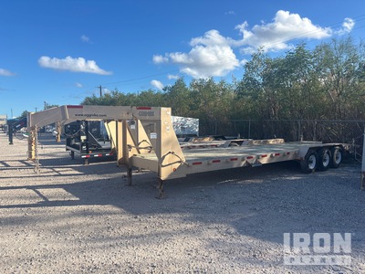 2012 (unverified) ABU 30 ft Tri/A Gooseneck Equipment flat bed Flatbed Trailer