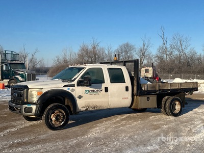 2012 Ford F-450 XL 4x4 Crew Cab Autocarro cassone fisso