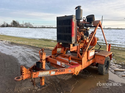 2008 Godwin Pumps CD150M Trailer-Mounted Pompe à eau