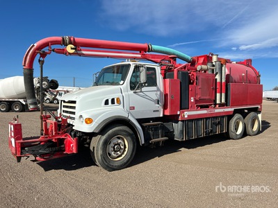 Vac-Con V305LHAZ on 2002 Sterling LT7501 6x4 Sewer Cleaner Truck
