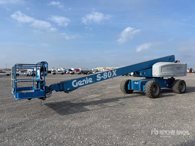 2012 Genie S-80X 4WD Diesel Nacelle téléscopique