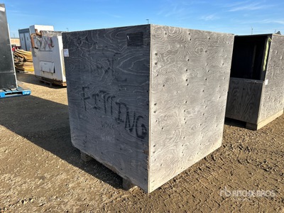 4 ft x 4 ft x 4 ft Container of Assorted Camlock Fittings