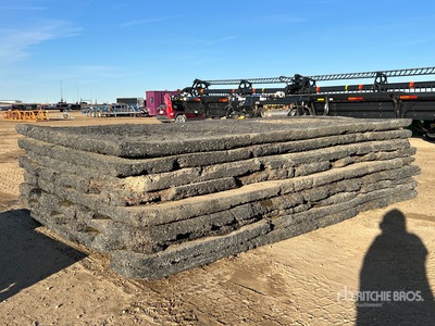 Quantity of (9) 8 ft x 14 ft Rubber Mats