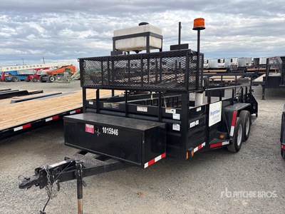 2012 Marksman 14 ft T/A Landscape Trailer