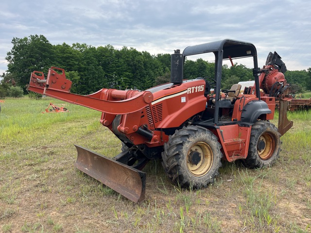 2003 Ditch Witch RT115H 4x4 Trencher Cable Plow 2003 Ditch Witch RT115H 4x4 Trencher Cable Plow