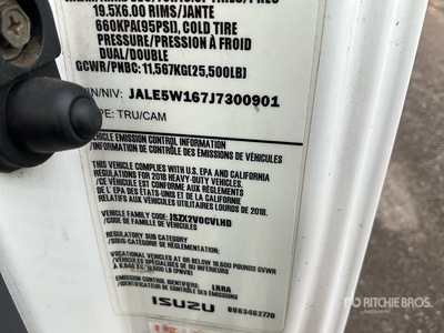 2018 Isuzu NRR 4x2 Rollback Truck