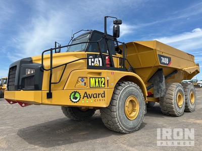 2012 Cat 740B Knickgelenkter Muldenkipper