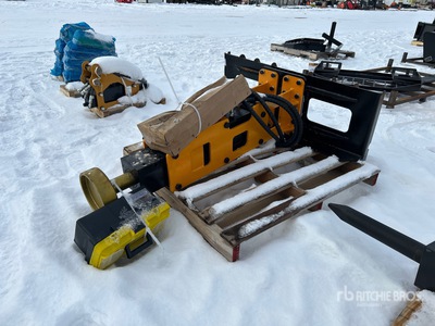 2025 GIYI GY-D680 56 in Enfonce-pieu pour chargeuse à différentiel - Fits GIYI D680 (Unused)