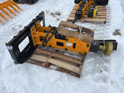 2025 GIYI GY-D680 Skid Steer Post Driver (Unused)