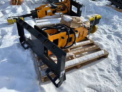 2025 GIYI GY-D680 56 in Enfonce-pieu pour chargeuse à différentiel - Fits GIYI D680 (Unused)