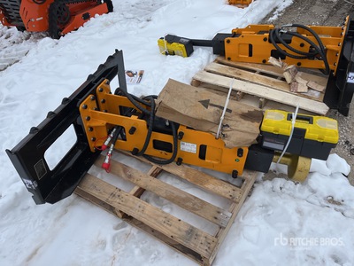 2025 GIYI GY-D680 Skid Steer Post Driver (Unused)