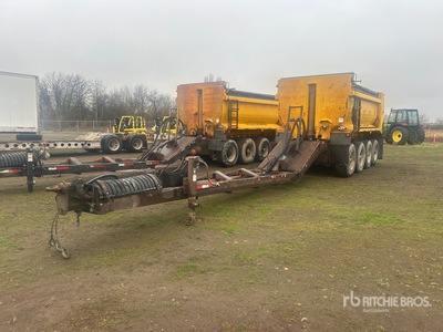 2001 Trail King SPP 50 16 ft 7 in Quad/A Pup Pup Dump Trailer