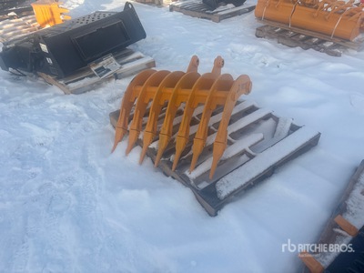 2025 GIYI 32 in Râteau d'excavatrice - Fits Cat 305 (Unused)