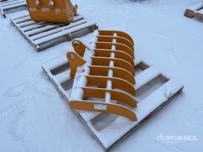 2025 GIYI Fit to cat 305 Râteau d'excavatrice (Unused)