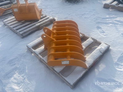 2025 GIYI 44 in Fit to cat 305 Râteau d'excavatrice (Unused)