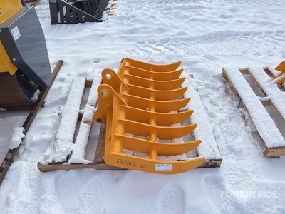 2025 GIYI Fit to cat 305 teeth Râteau d'excavatrice (Unused)