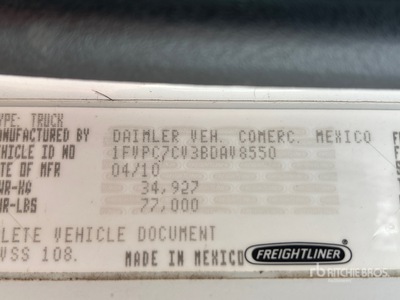 Altec HL125 120 ft on 2011 Freightliner M2 8x6 Bucket Truck