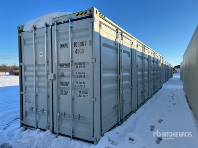 2025 40 ft High Cube Multi-Door Storage Container