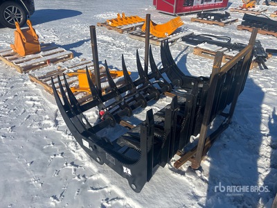 2025 GIYI GYCLG72C 72 in Skeleton Skid Steer Grapple (Unused)