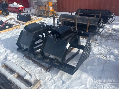 2025 GIYI GY-HWG72C 72 in Skeleton Benne avec Grappin pour chargeuse à différentiel (Unused)