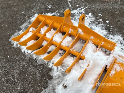 2025 GIYI 44 in Râteau d'excavatrice - Fits Cat 305 (Unused)