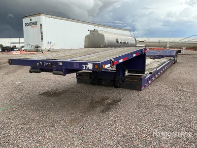 1991 Trail King T/A Double Drop Removable Gooseneck dieplader