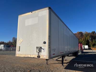2011 Wabash DVCVHPC 53 ft x 102 in T/A Van Trailer