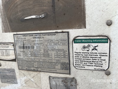 2016 Great Dane 53 ft Caja Seca / Van Trailer