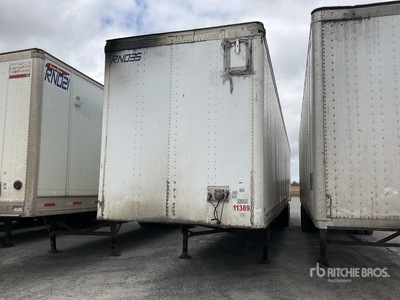 2001 Utility 53 ft x 102 in T/A Caja Seca / Van Trailer