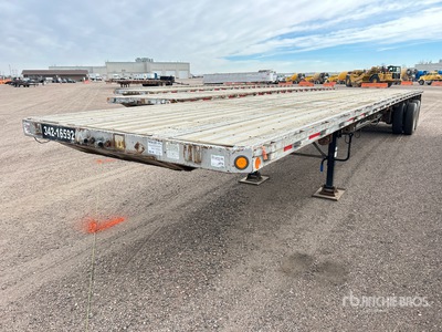 2008 Lufkin 45 ft T/A Flatbed Trailer
