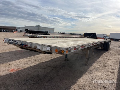 2008 Lufkin 45 ft T/A Flatbed Trailer