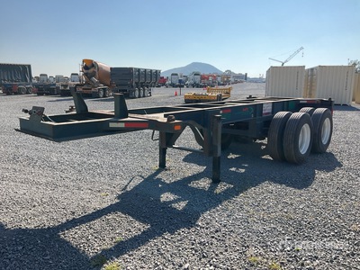 2015 Imver 20 ft T/A Remolque Portacontenedor / Container Trailer